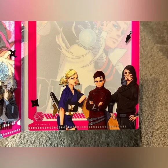 Boruto Naruto Next Generations Clear File Photo Case & Postcard Japan Anime - Picture 10 of 14